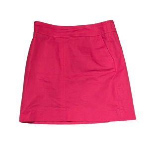 Talbots Womens Skirt Size 8 Coral Pencil Lined Stretch Cotton Blend‎ 32" Waist